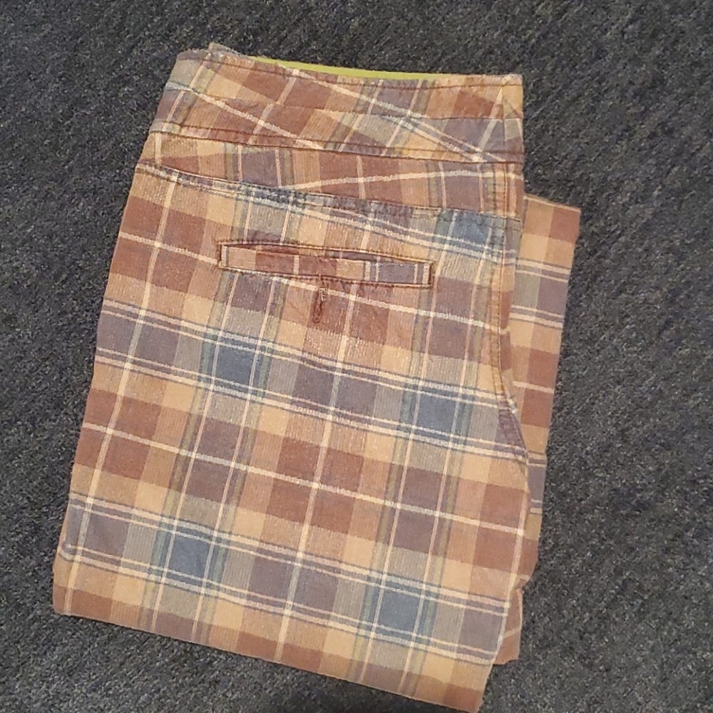 Fossil plaid pants